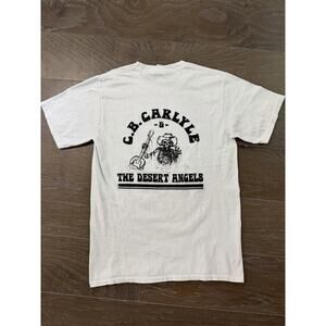 Rare C.B Carlyle And The Desert Angels Band T Shirt Unisex Small Western Rock